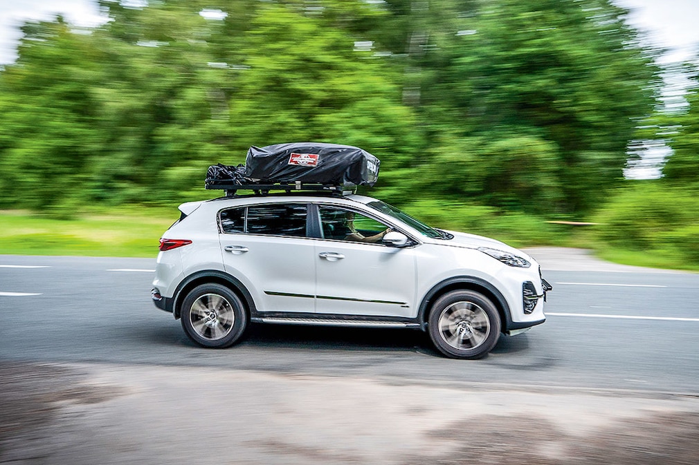 Kia Sportage Glamping