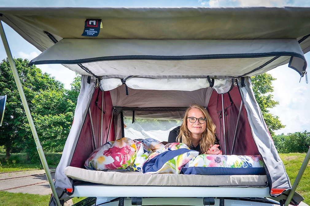 Kia Sportage Glamping