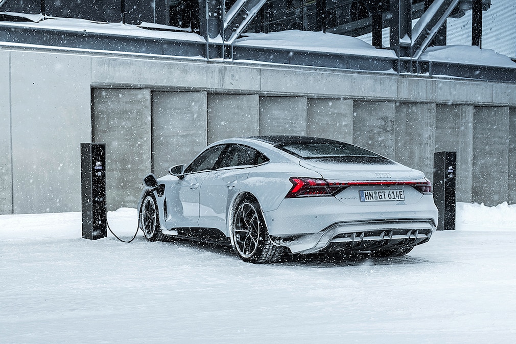 Audi e-tron GT - E-Auto Winter
