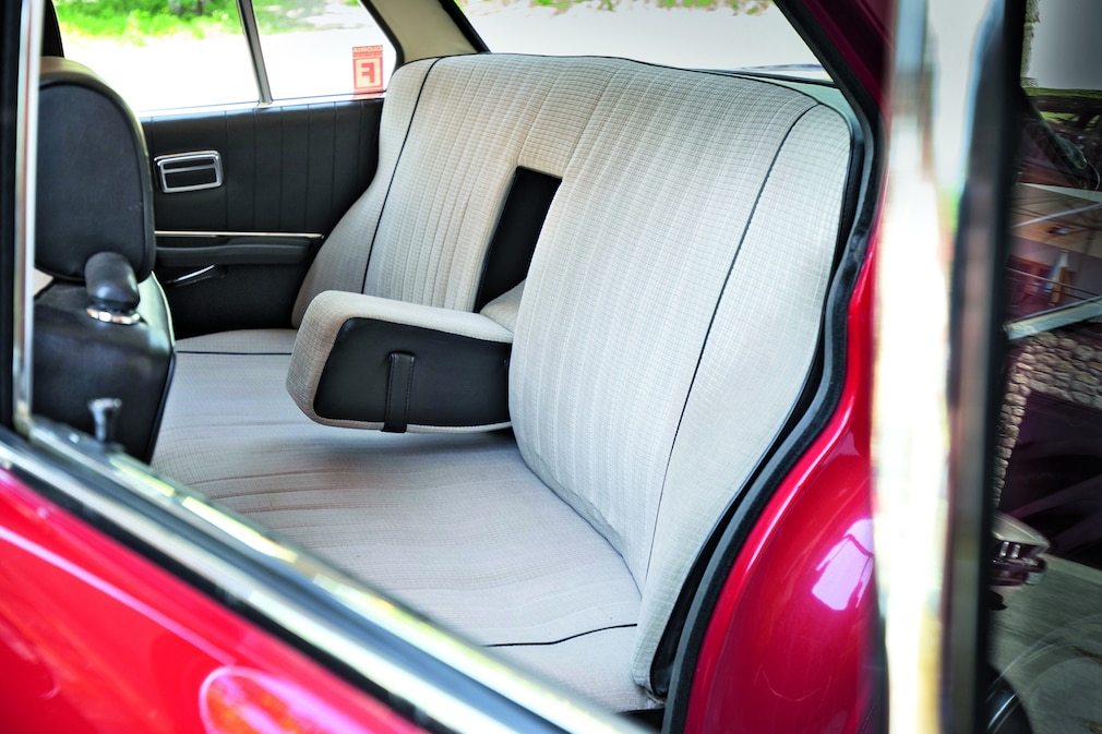 Rücksitze des BMW 2000 Neue Klasse