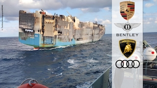 Containerschiff brennt - Montage 