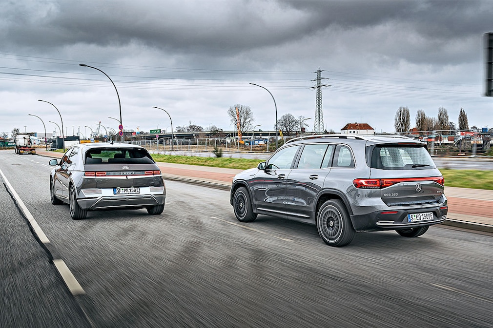 Hyundai Ioniq 5 225 kW Allrad       Mercedes EQB 350 4Matic