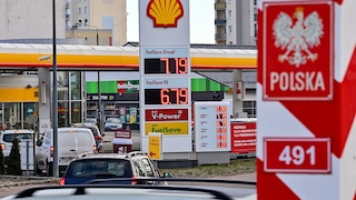 Tankstelle in Polen  