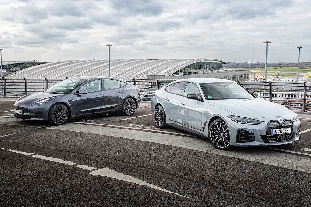Tesla Model 3 Performance BMW i4 M50