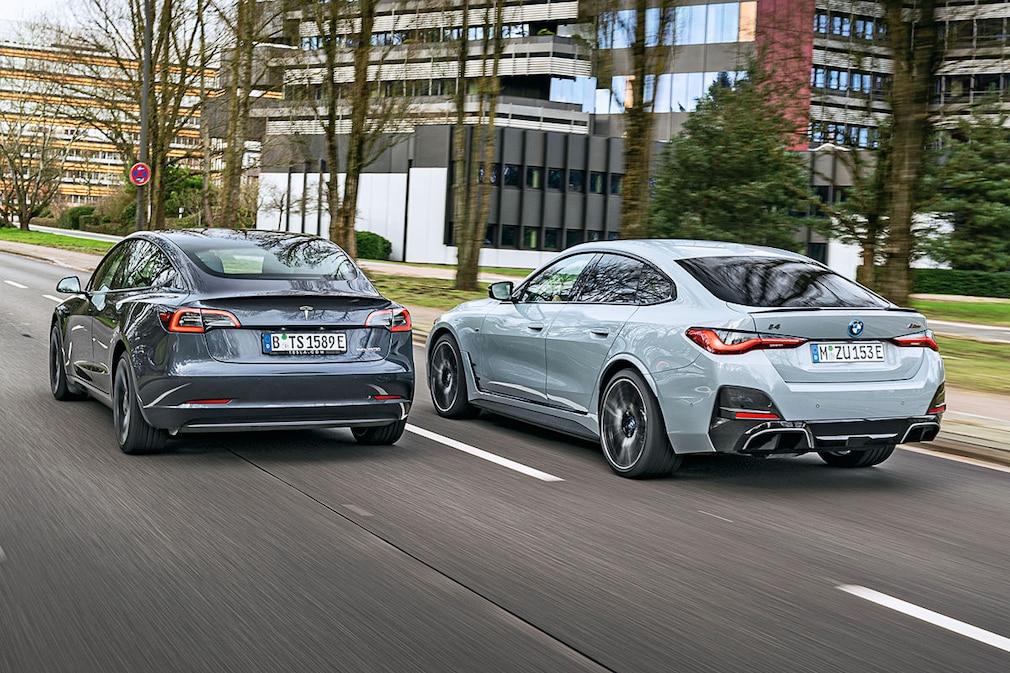 Tesla Model 3 Performance BMW i4 M50