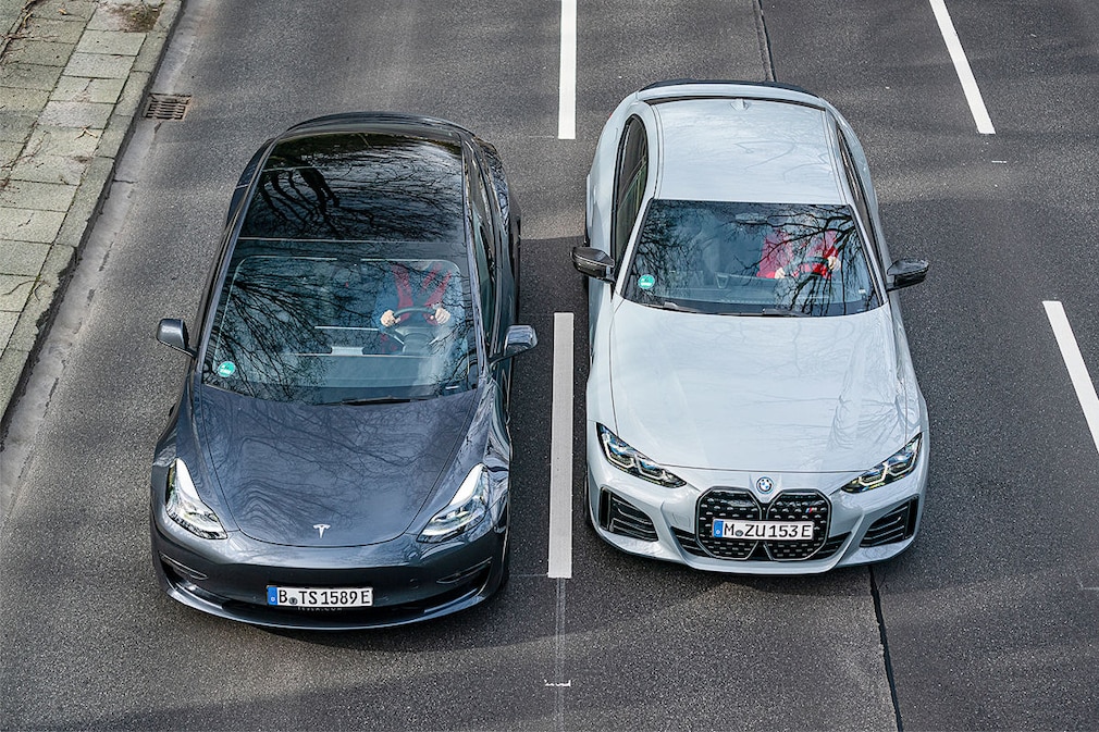 Tesla Model 3 Performance BMW i4 M50