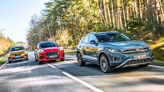 Renault Captur TCe 140           Ford Puma 1.0 EcoBoost      VW T-Roc 1.5 TSI      