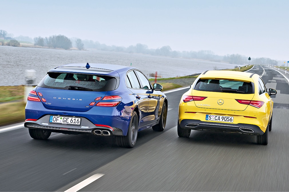 Hyundai Genesis G70 2.2 D Mercedes CLA-Klassik 220 d Shooting Brake