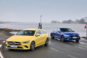 Mercedes CLA-Klassik 220 d Shooting Brake       Hyundai Genesis G70 2.2 D