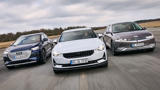 Audi Q4 e-tron        Polestar 2        Hyundai Ioniq 5       