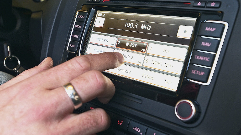 VW Jetta mit Touchdisplay