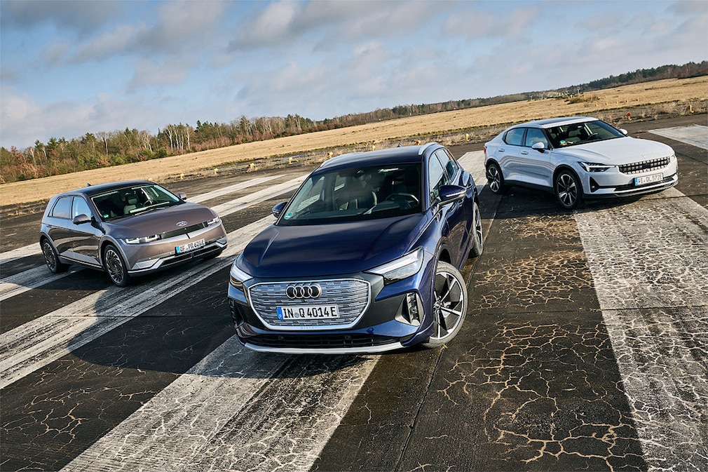 Hyundai Ioniq 5 Audi Q4 e-tron Polestar 2