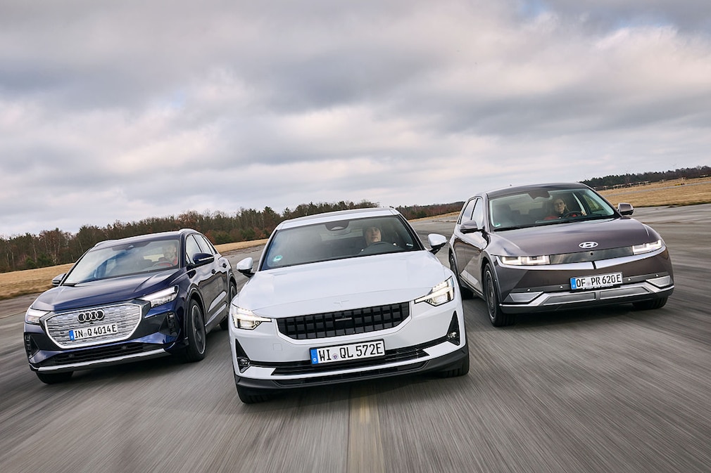 Audi Q4 e-tron Polestar 2 Hyundai Ioniq 5