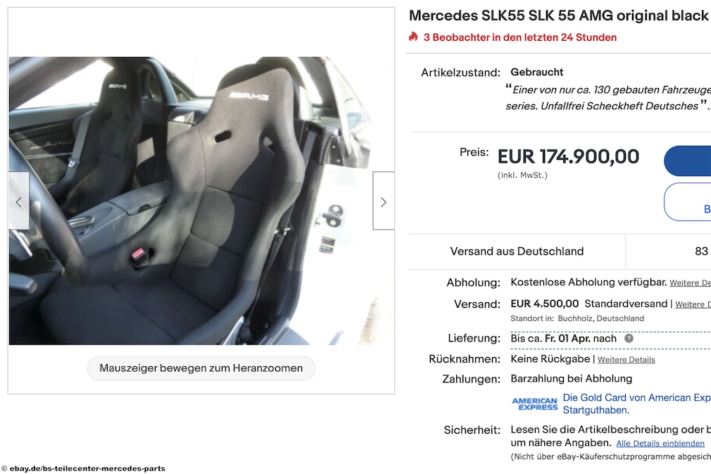 eBay Mercedes SLK55 SLK 55 AMG