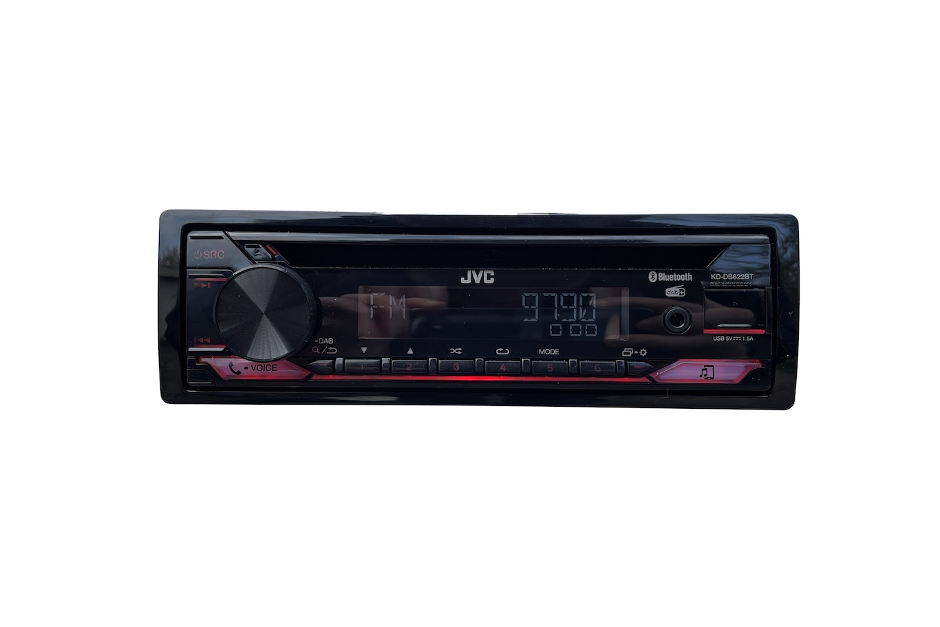 Das 1-DIN-Autoradio KD-DB622BT von JVK im Test