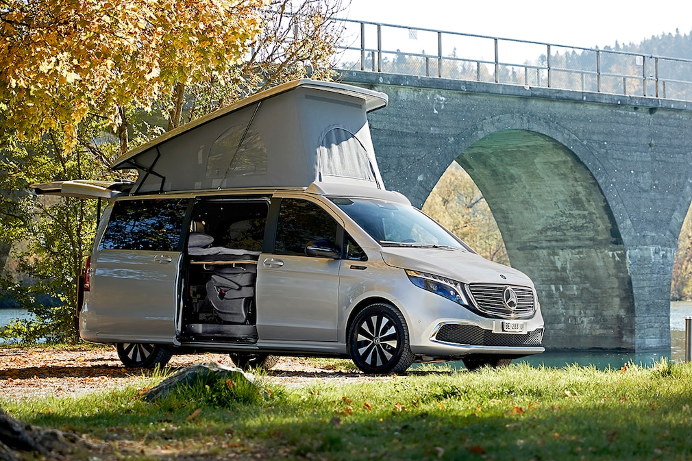 Mercedes EQV Camping-Umbau von Sortimo Walter Rüegg AG // AG 