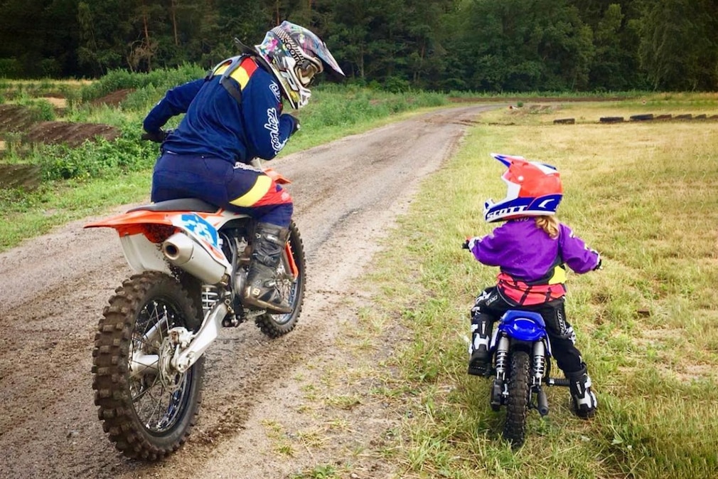 Motorradfahren mit Kindern