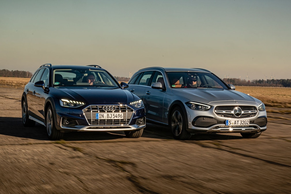Audi A4 allroad 40 TDI       Mercedes C 220 d All-Terrain      