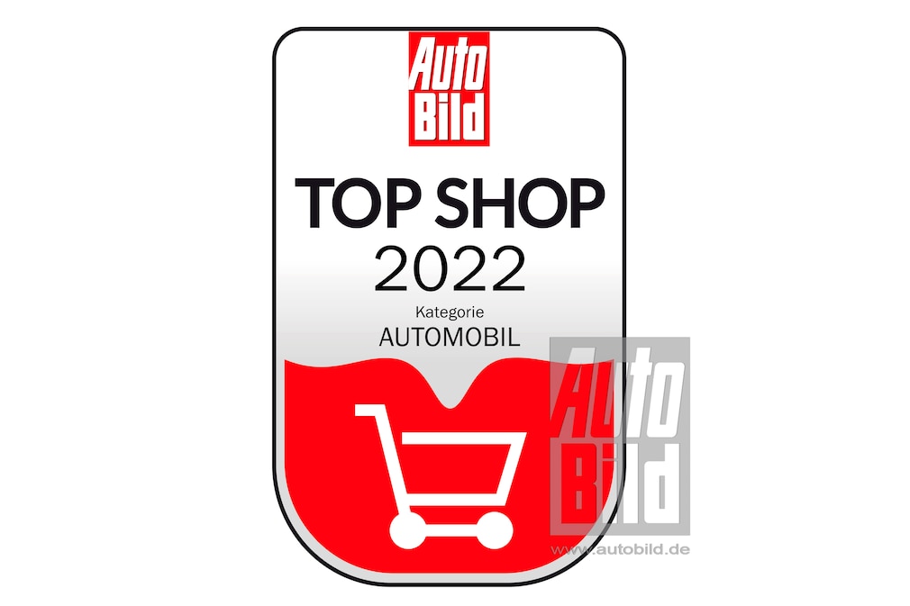 Gütesiegel "Top Shop Automobil 2022"