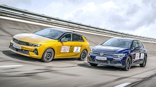 Opel Astra Plug-in Hybrid VW Golf 1.4 eHybrid