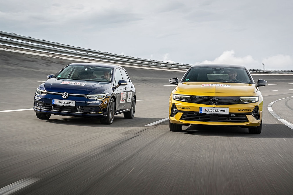 Opel Astra Plug-in Hybrid VW Golf 1.4 eHybrid