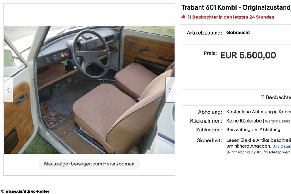 eBay Trabant 601 Kombi eBay Trabant 601 Kombi
