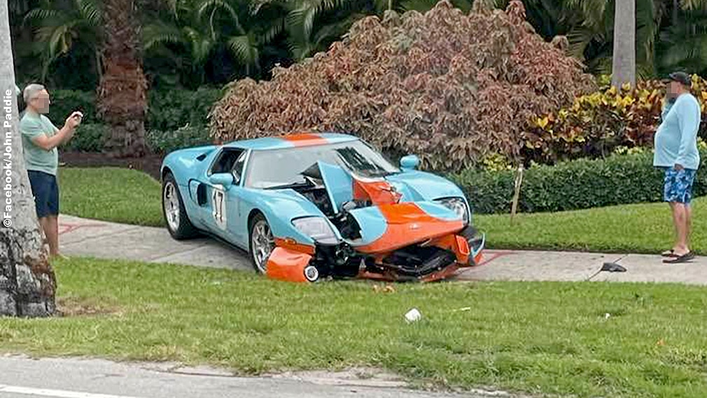 Ford GT Crash in Florida