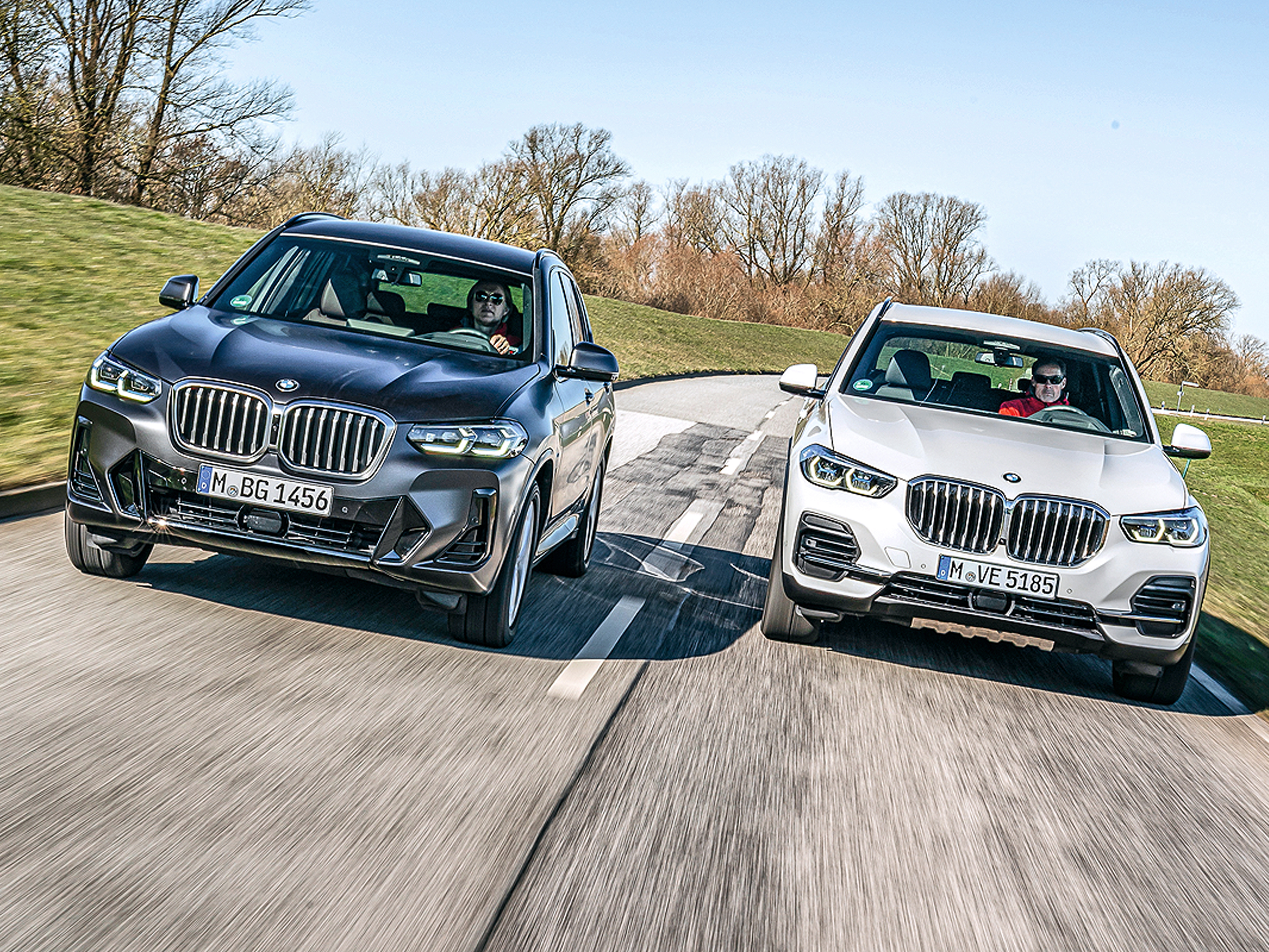 BMW X3 xDrive 30d gegen BMW X5 xDrive 30d: Diesel-SUV im Test