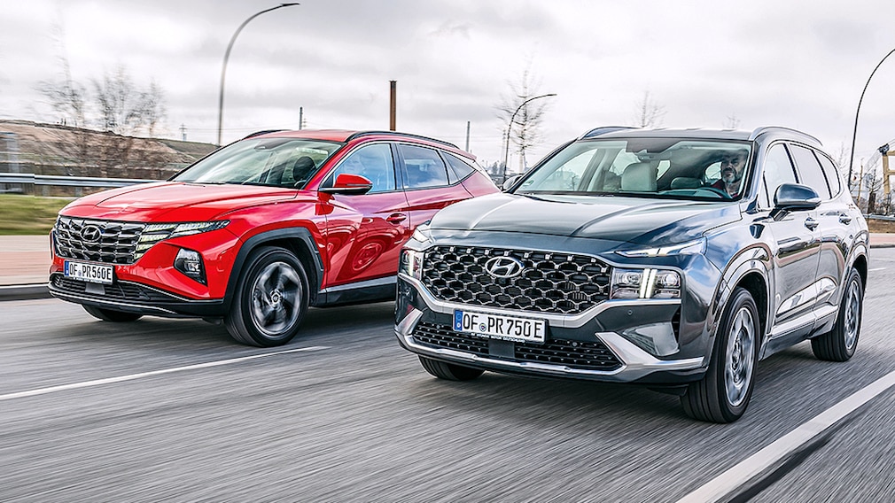 SUV mit Plug-in-Hybrid: Hyundai Tucson vs. Hyundai Santa Fe - AUTO