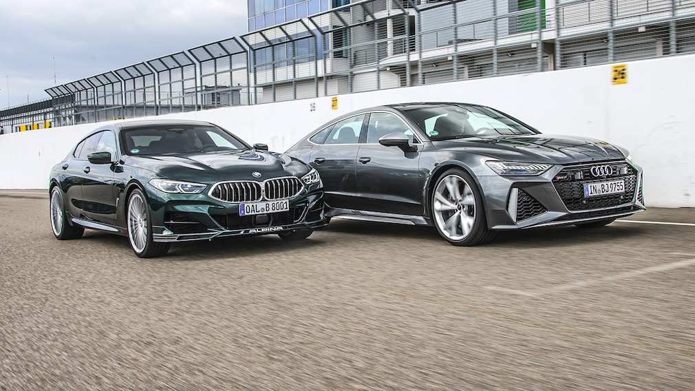 Alpina B8 Gran Coupé, Audi RS7 Sportback Alpina B8 Gran Coupé, Audi RS7 Sportback