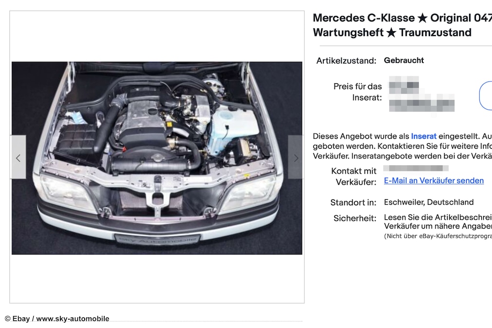 eBay Mercedes C class