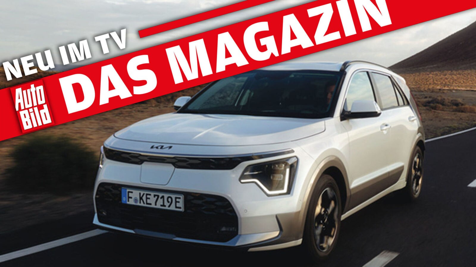 Kia Niro EV (2022) Test Elektro Prototyp Motor Innenraum