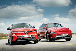 Renault Megane E-Tech EV60 Hyundai Kona Elektro 150 kW