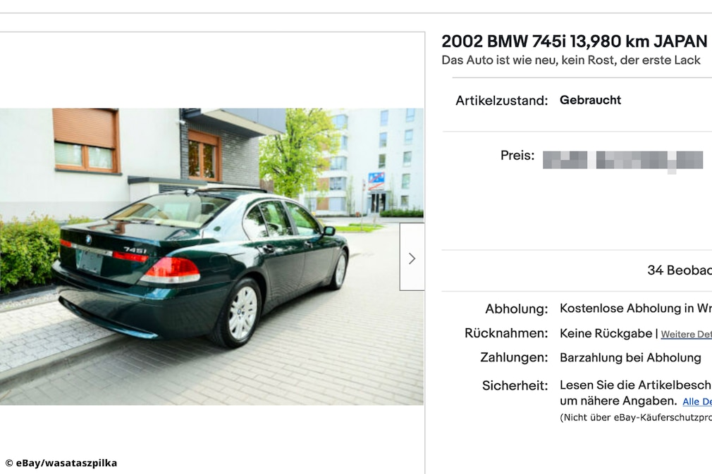 BMW 745i E65 year 2002 - eBay