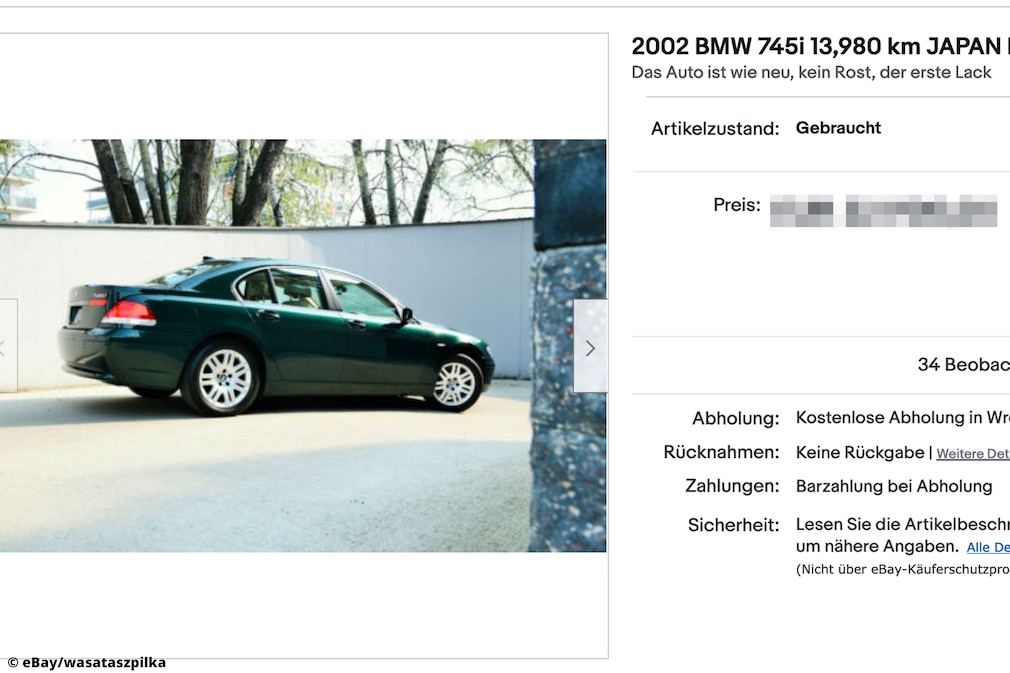 BMW 745i E65 year 2002 - eBay