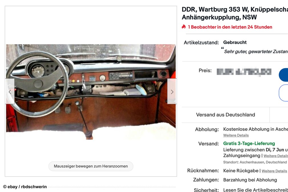 DDR, Wartburg 353 W - eBay 