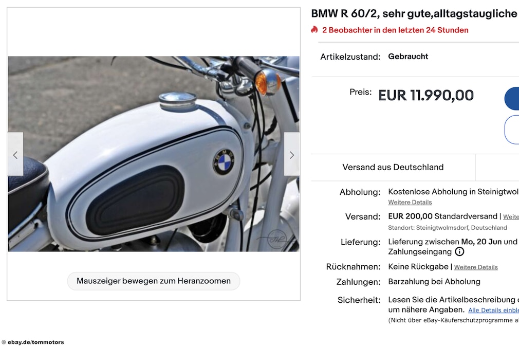 BMW R 60/2 - eBay