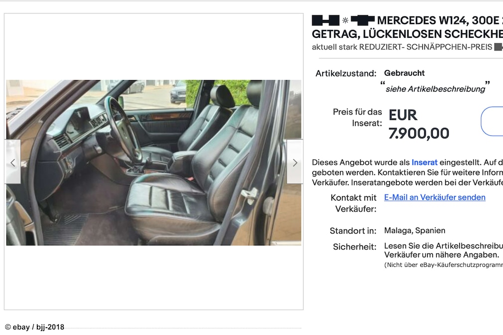 ebay Mercedes W124 300E