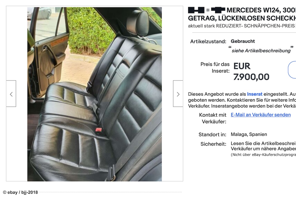 ebay Mercedes W124 300E
