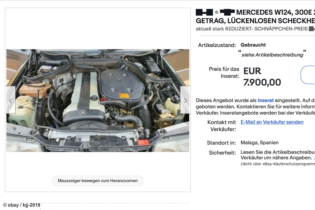 ebay Mercedes W124 300E