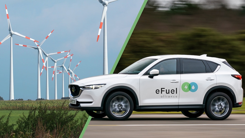 Mazda eFuel Alliance Montage
