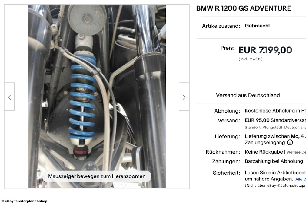 ebay BMW R 1200 GS ADVENTURE ebay BMW R 1200 GS ADVENTURE