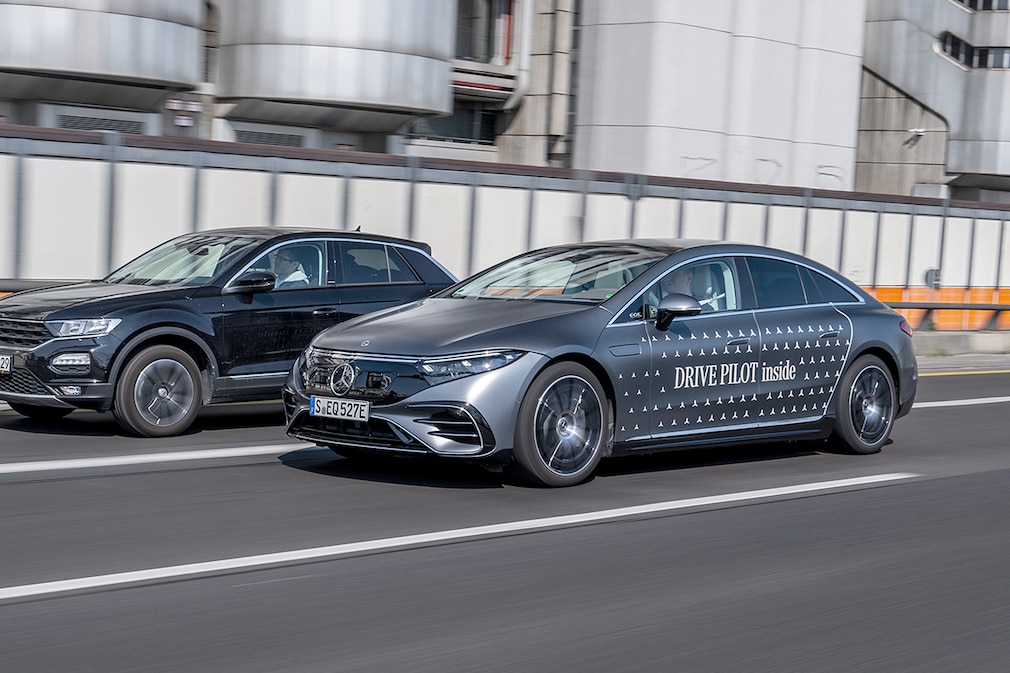 Mercedes EQS mit Drive Pilot Mercedes EQS mit Drive Pilot