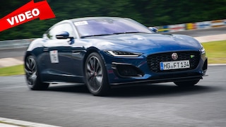 Am Nürburgring mit dem Jaguar F-Type