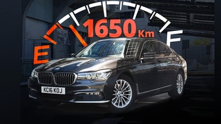 BMW 7er mit einer Tankfüllung 1650km - Montage