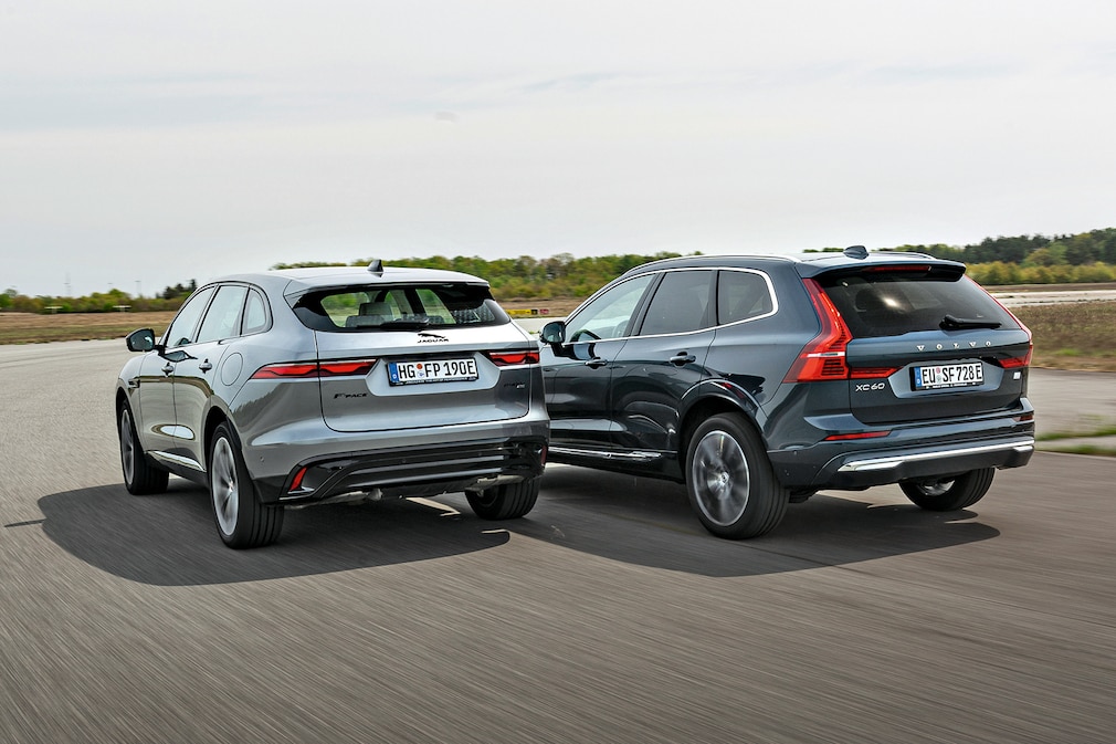 Jaguar F-Pace Volvo XC60 Jaguar F-Pace Volvo XC60
