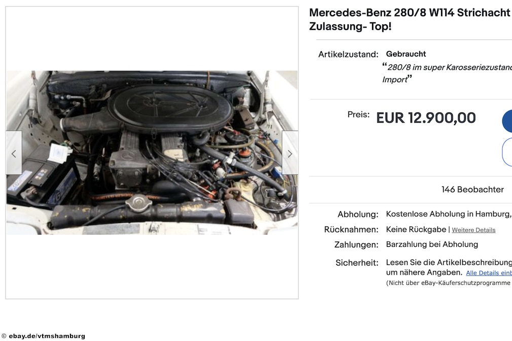 eBay  Mercedes-Benz 280