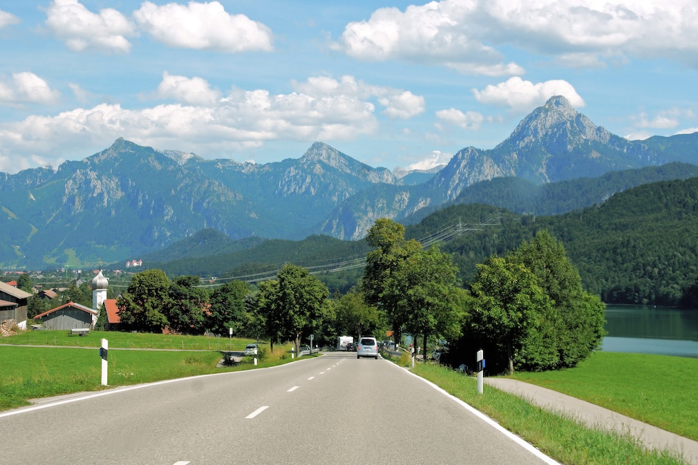 Berglandschaft im Allgäu Berglandschaft im Allgäu