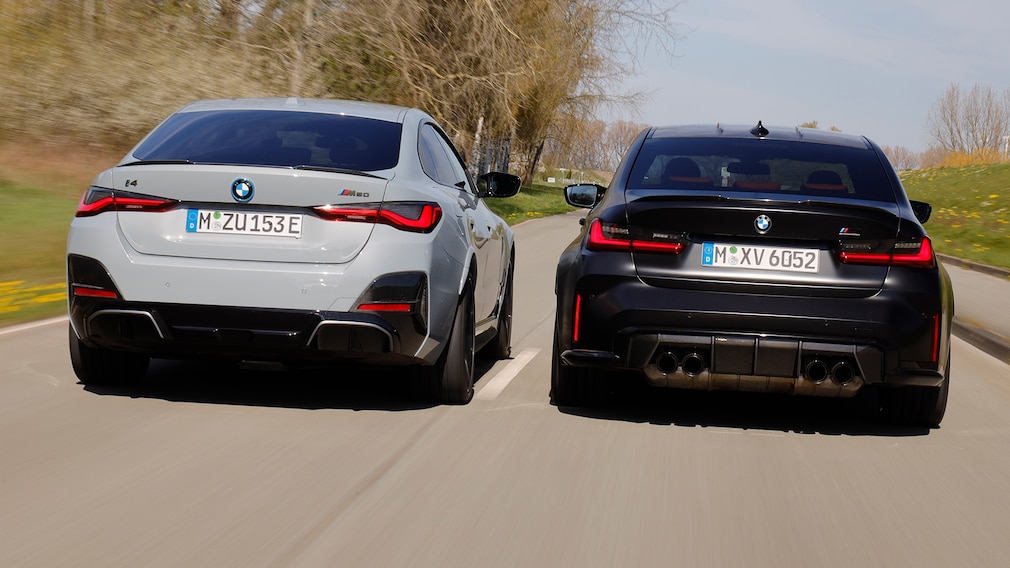 BMW i4 M50, BMW M3 BMW i4 M50, BMW M3