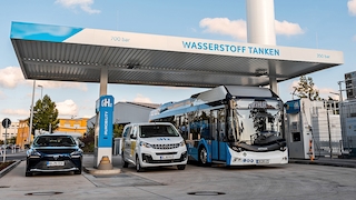 Wasserstoff Tankstelle - H2 Mobility